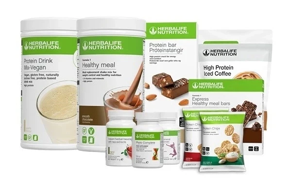 Herbalife protein products, bars, and supplements